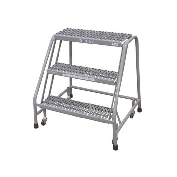 Cotterman Series 1000 3 Step x 18in W A6 Tread Step Ladder