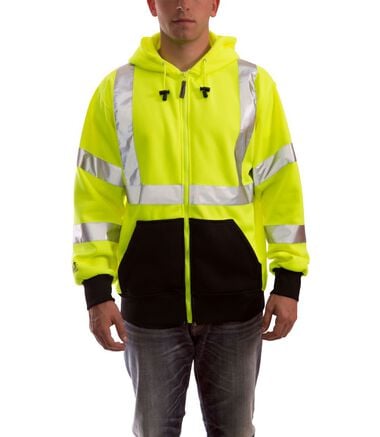 Tingley Job Sight Zip-Up Hoodie Hi-Vis Large