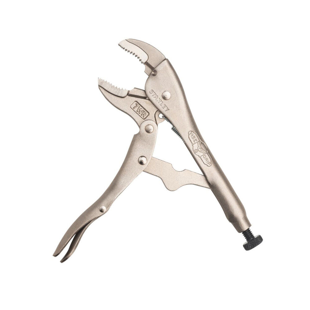 Stanley 7 Inch Curved Jaw Locking Pliers, large image number 5