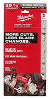 Milwaukee Extreme Thick Metal Band Saw Blades 3PK Compact, small image number 2