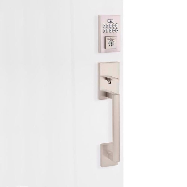 Kwikset 260 SmartCode Electronic Touch Pad Deadbolt Satin Nickel, large image number 2