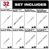 Milwaukee Mega SAWZALL Blade Kit (32-Piece), small image number 2