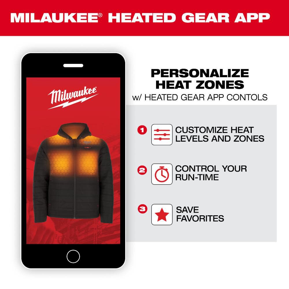 Milwaukee heated jacket controls outlet