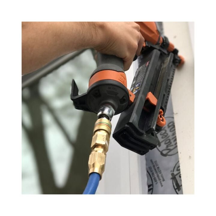BluBird Fast Fix 1/4 Inch Air Hose Assembly Repair Fitting with 1/4 Inch Fixed, large image number 2