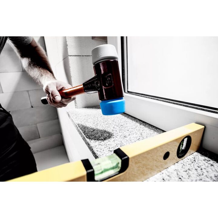Halder Inc TPE-Soft/TPE-Mid Head Simplex Soft-Face Mallet with Wooden Handle, large image number 5
