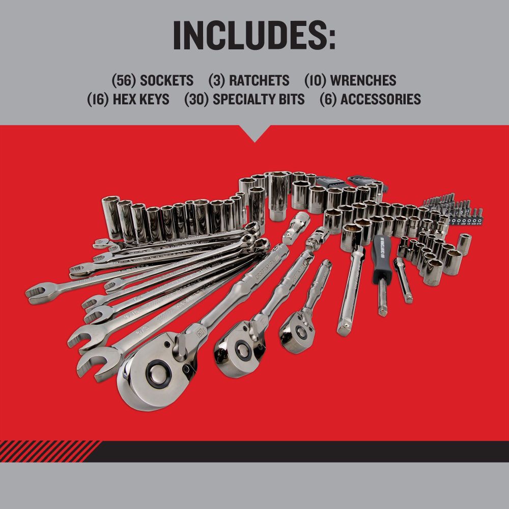 CRAFTSMAN OVERDRIVE Mechanics Tool Set 121 Pieces, large image number 4