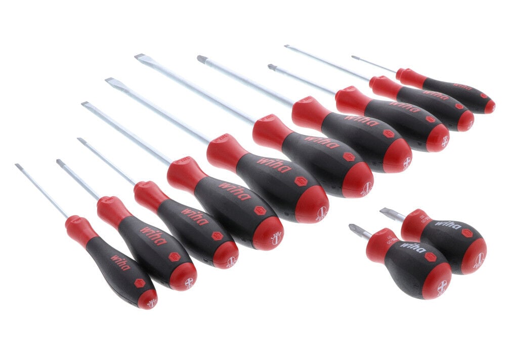 Wiha SoftFinish Slotted & Phillips Screwdriver Set 12 Piece, large image number 4