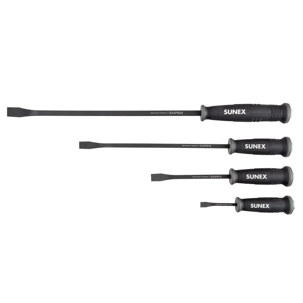 Sunex Curved Tip Pry Bar Set 4 Pieces, large image number 1
