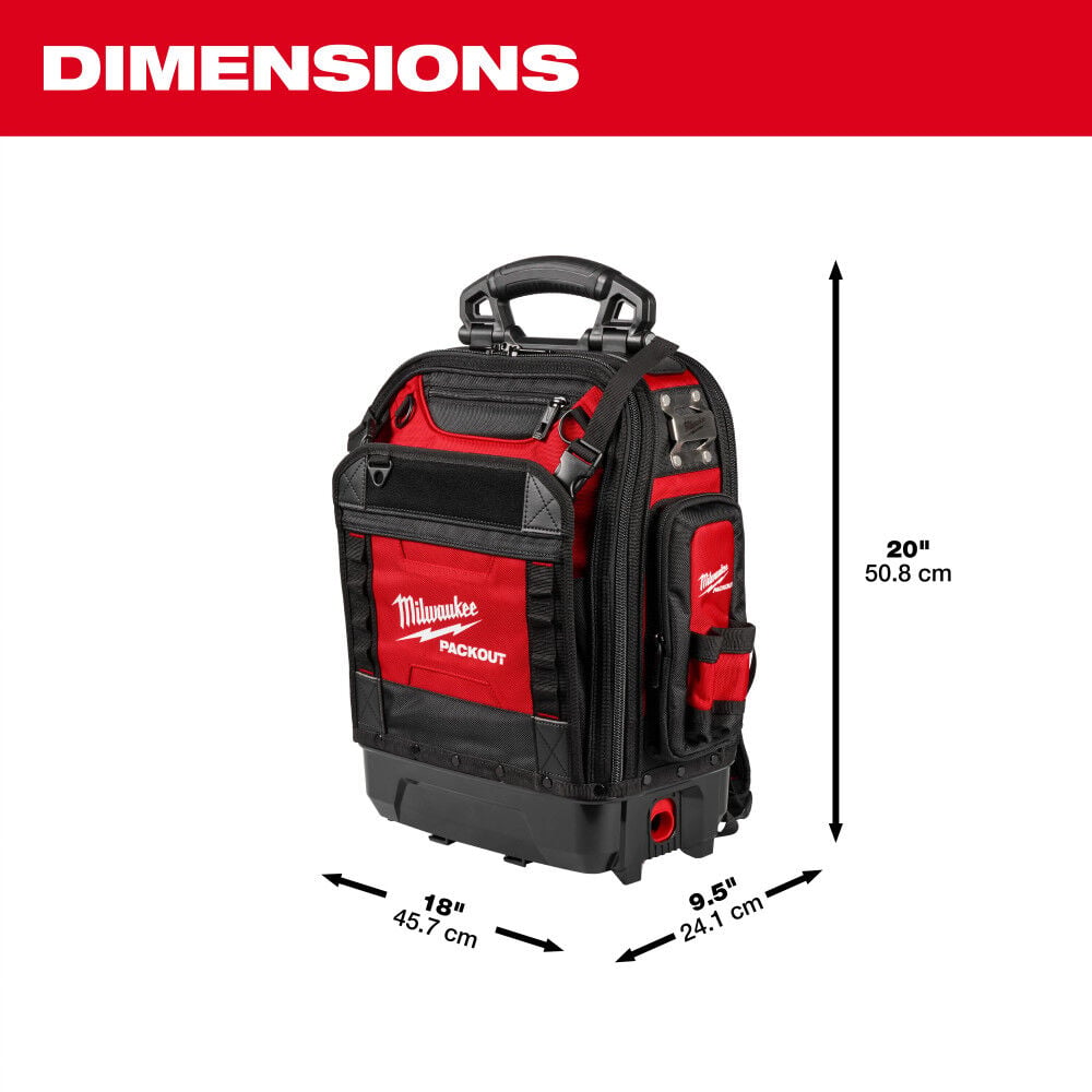 Milwaukee PACKOUT Structured Backpack, large image number 8