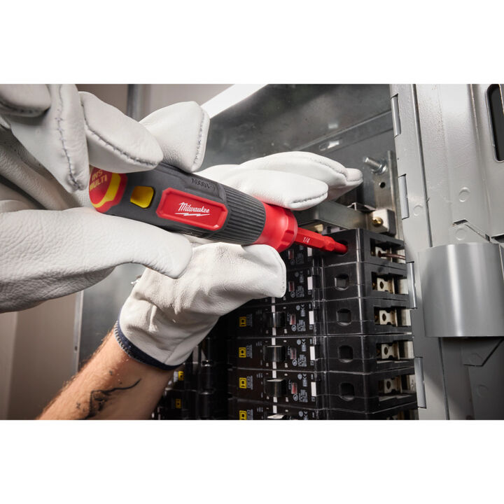 Milwaukee 2 in 1 1000V Insulated Flip Shank Multi-Bit Screwdriver, large image number 4