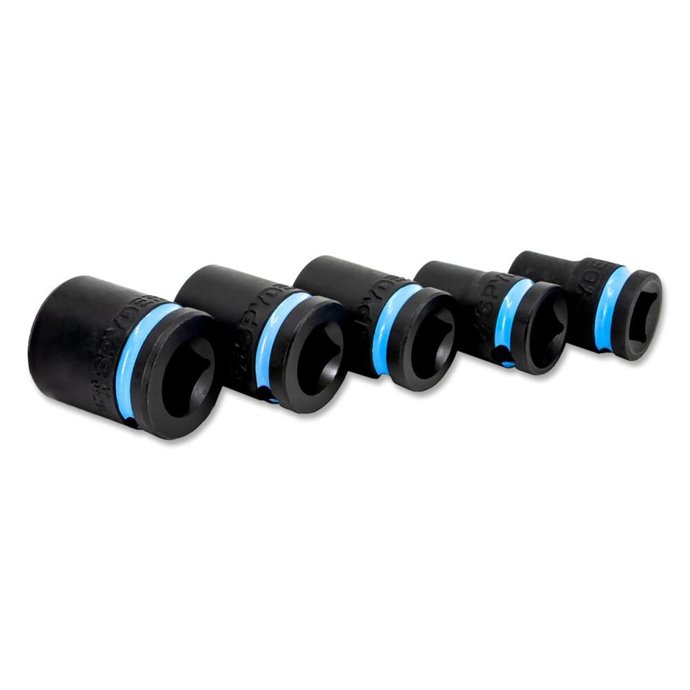 Spyder 3/8 Inch SAE Impact Socket Set With Adapter, 6 Pieces, large image number 8
