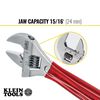 Klein Tools 6 Inch Precision Adjustable Wrench, small image number 3