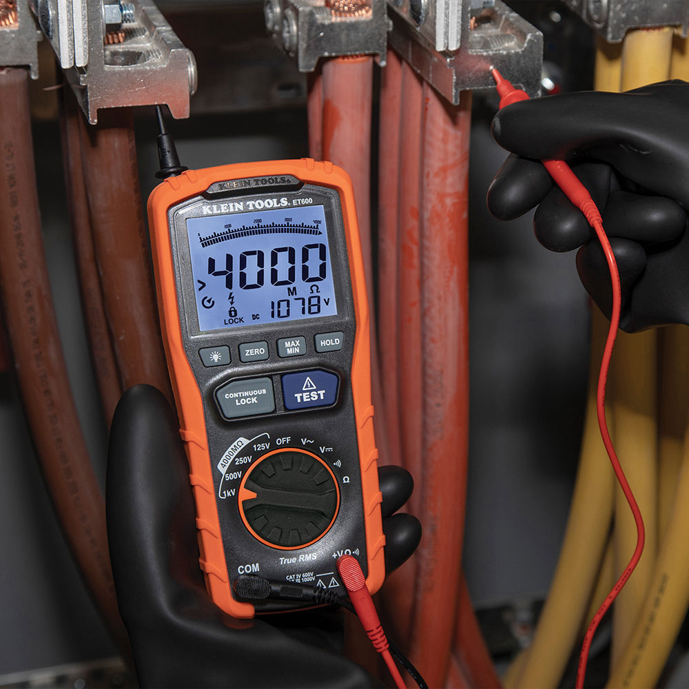 Klein Tools Insulation Resistance Tester, large image number 10