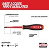 Milwaukee 1000V Insulated Slim Tip Screwdriver Set 6pc, small image number 2