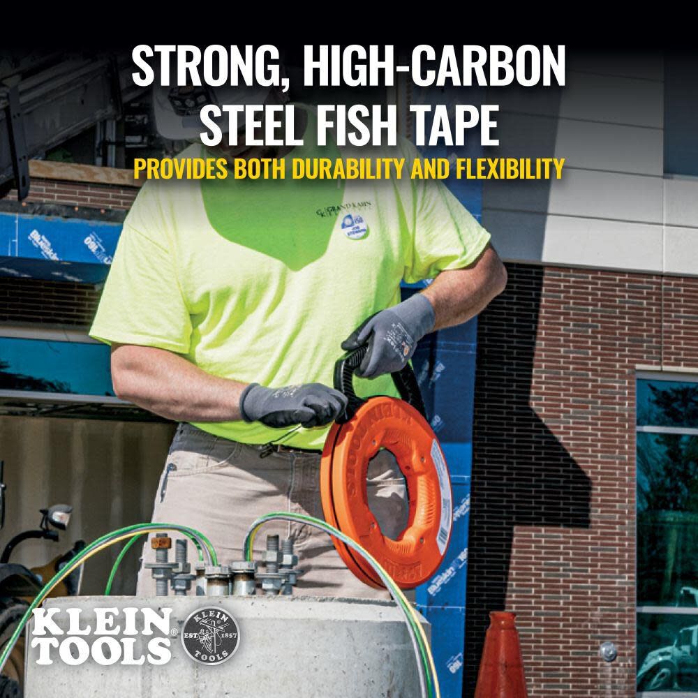 Klein Tools 240' Stainless Steel Fish Tape, large image number 6