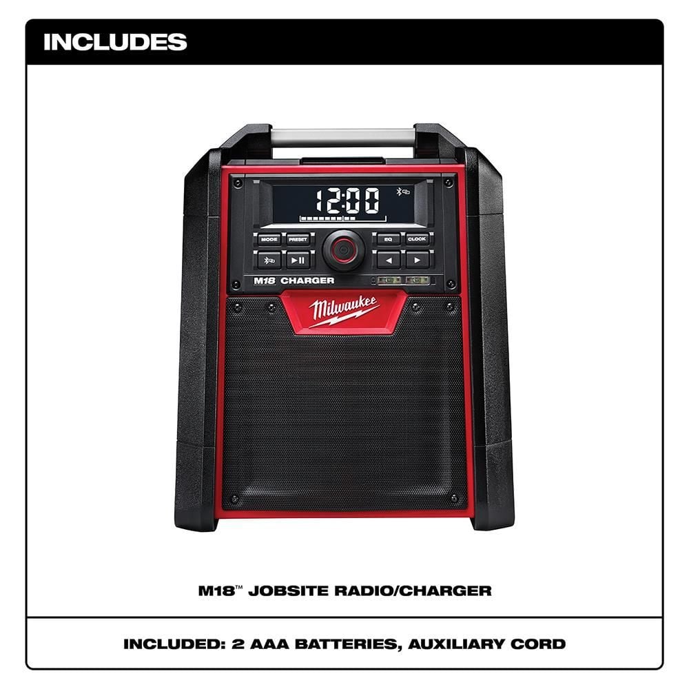 Milwaukee M18 Jobsite Bluetooth Radio/Charger (Bare Tool), large image number 2