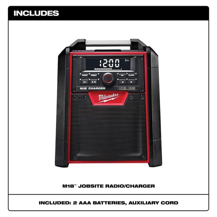 Milwaukee M18 Jobsite Bluetooth Radio/Charger (Bare Tool), large image number 1