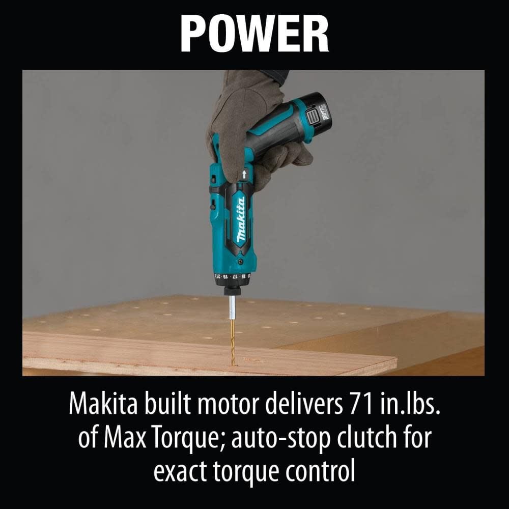 ‎dill☻︎dp.martです Makita 7.2V Lithium-Ion 1/4 in. Cordless Hex Driver-Drill