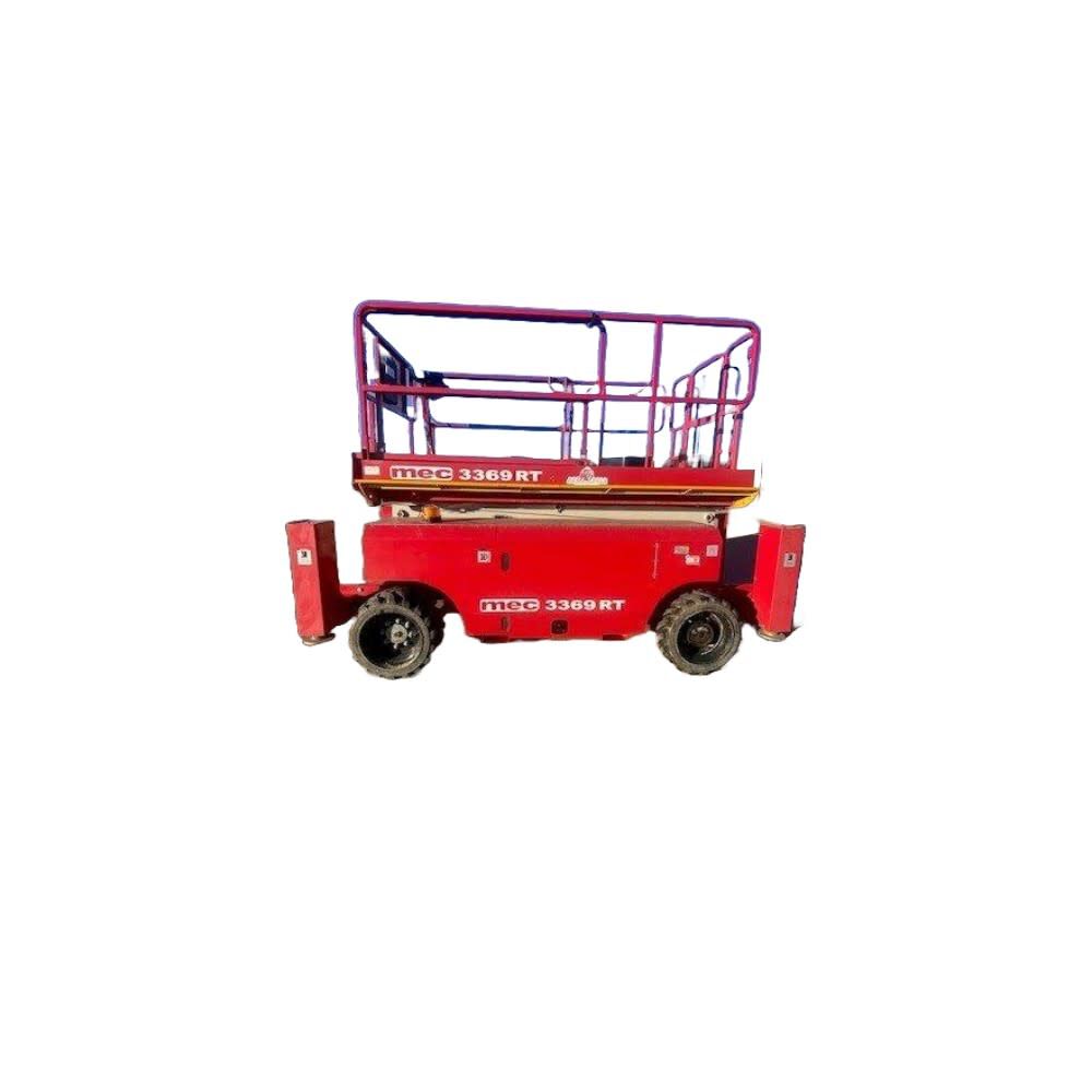 mec 3369RT 33ft Diesel Rough Terrain Scissor Lift - 2020