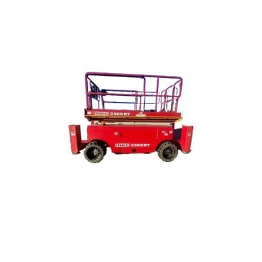 mec 3369RT 33ft Diesel Rough Terrain Scissor Lift - 2020 Used