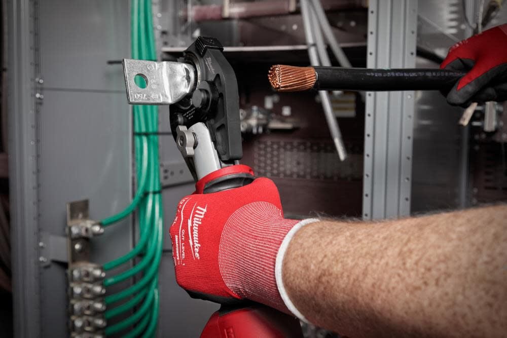 Milwaukee 750 MCM Cu/AL Crimping Jaw with 400-750 MCM AL 6T U Style Dies, large image number 4
