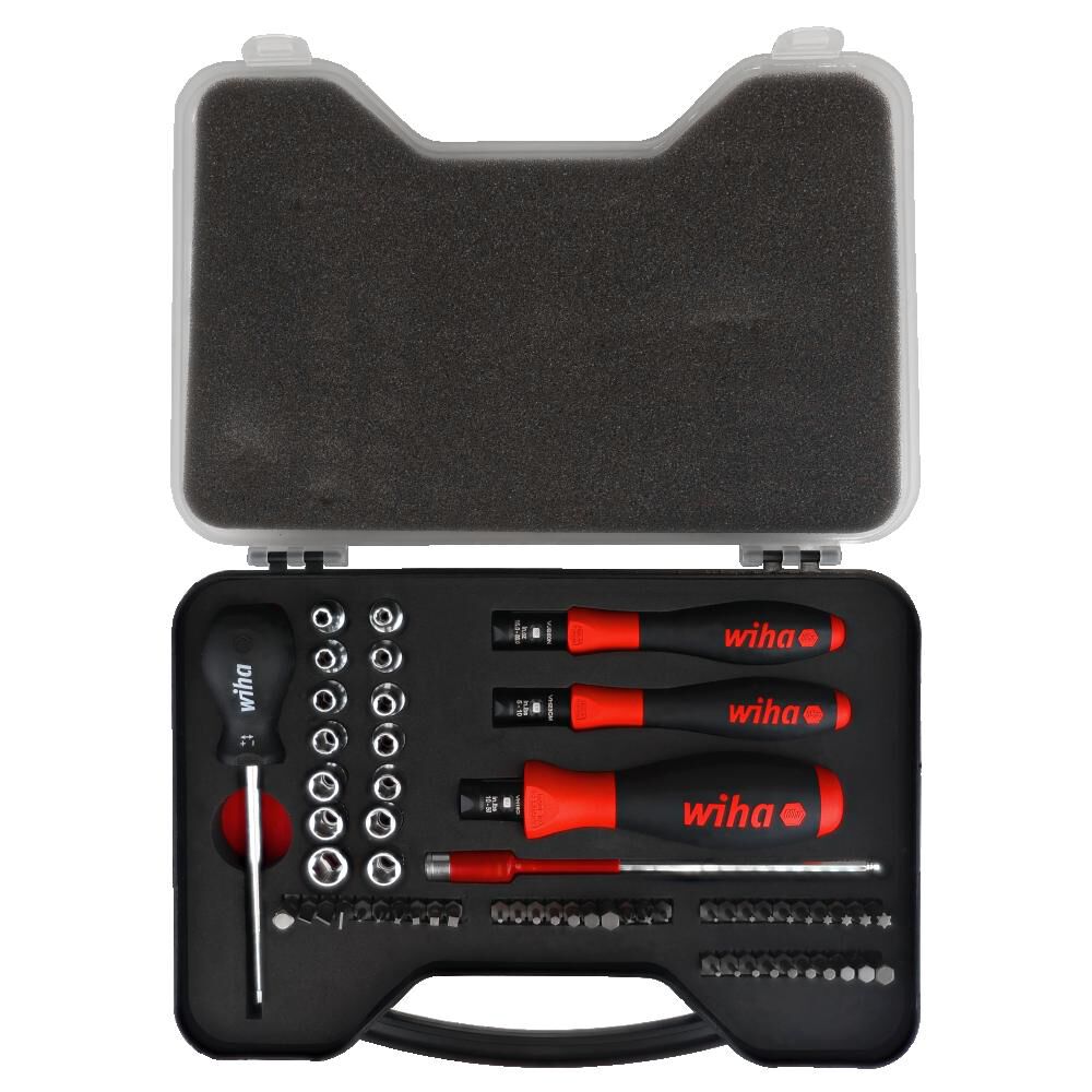 Wiha TorqueVario-S Bit Set In/lbs Handles 59 Pieces, large image number 4