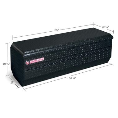 Weather Guard 62-in x 20-in x 19.25-in Black Aluminum Universal Truck Tool Box, large image number 1