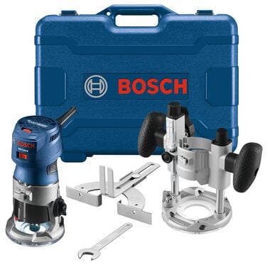 Bosch Colt 1.25 HP (Max) Variable-Speed Palm Router Combination Kit