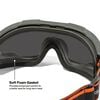 Klein Tools Compact Safety Goggles Gray Lens, small image number 3