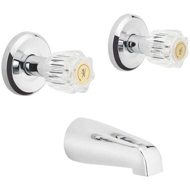Oakbrook Bath Faucet Two Handle Chrome