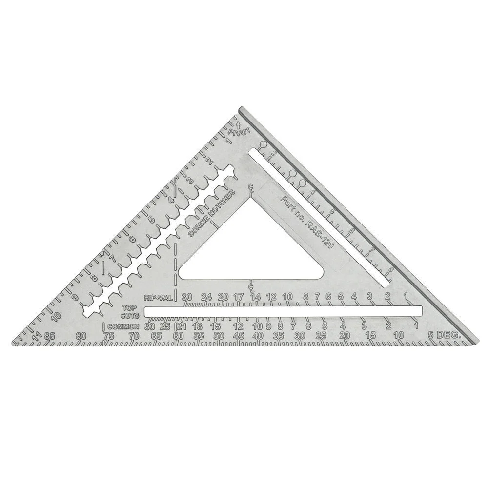 Johnson Level 12 Inch Johnny Square Aluminum Rafter Square, large image number 1
