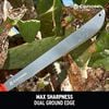 Corona Machete 22in Tempered Steel with Ergonomic Handle, small image number 5