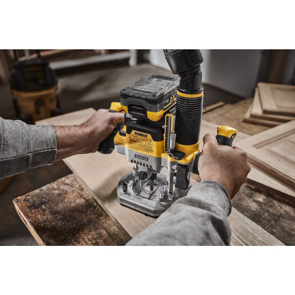 DEWALT 20V MAX Cordless Plunge Router & Li-Ion 5Ah Starter Kit Bundle, large image number 15