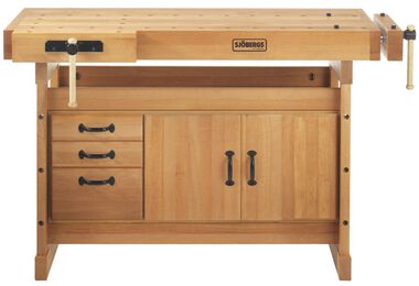 Sjobergs Scandi 1425 Workbench + SM03 Cabinet + Accessory Kit
