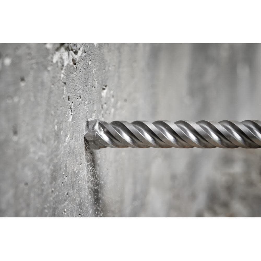 Milwaukee Sds Max Rotary Hammer Drill Bit 4ct Mx4 1 1 8inch X 24inch X 29inch 48 20 3969 - Image 9