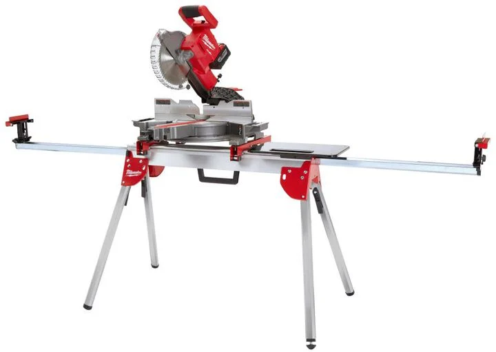 Milwaukee M18 10 Inch Miter Saw Kit with Battery, Folding Miter Saw Stand Bundle, large image number 5