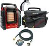Mr Heater MH9BX Portable Buddy Heater Portable Buddy Power Fan Portable Buddy Accessory Bag 10 Foot Buddy Propane Hose Assembly & Portable Buddy Fuel Filter Bundle, small image number 1
