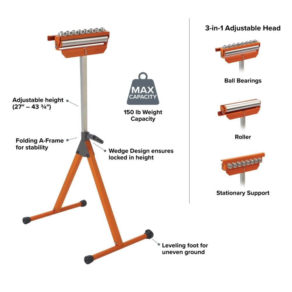 Bora Portamate Tri-Function Roller Stand, large image number 7