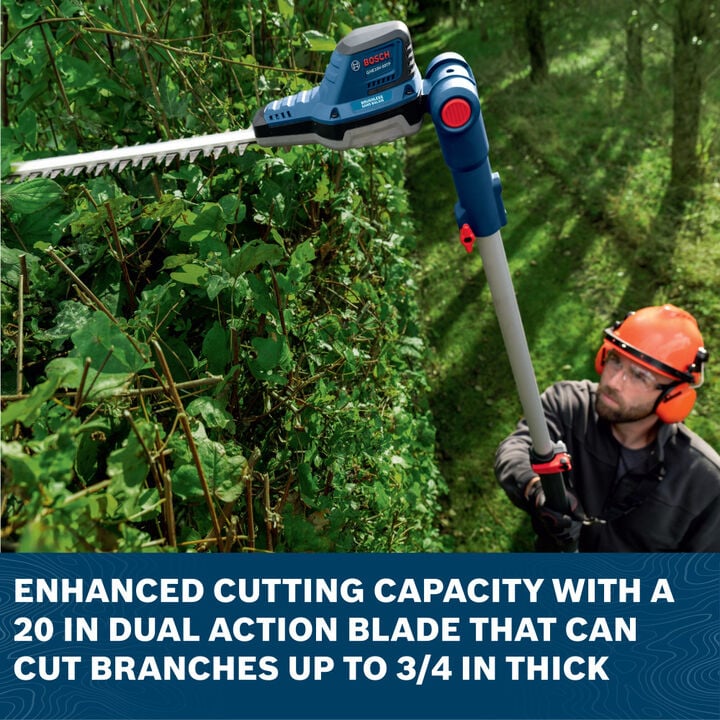 Bosch 18V 20 Inch Pole Hedge Trimmer (Bare Tool), large image number 5