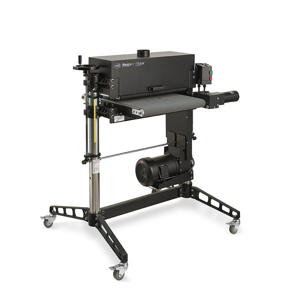 Supermax Tools 49 In. 7.5HP 220V Single Brush Sander - 3 Phase, large image number 4