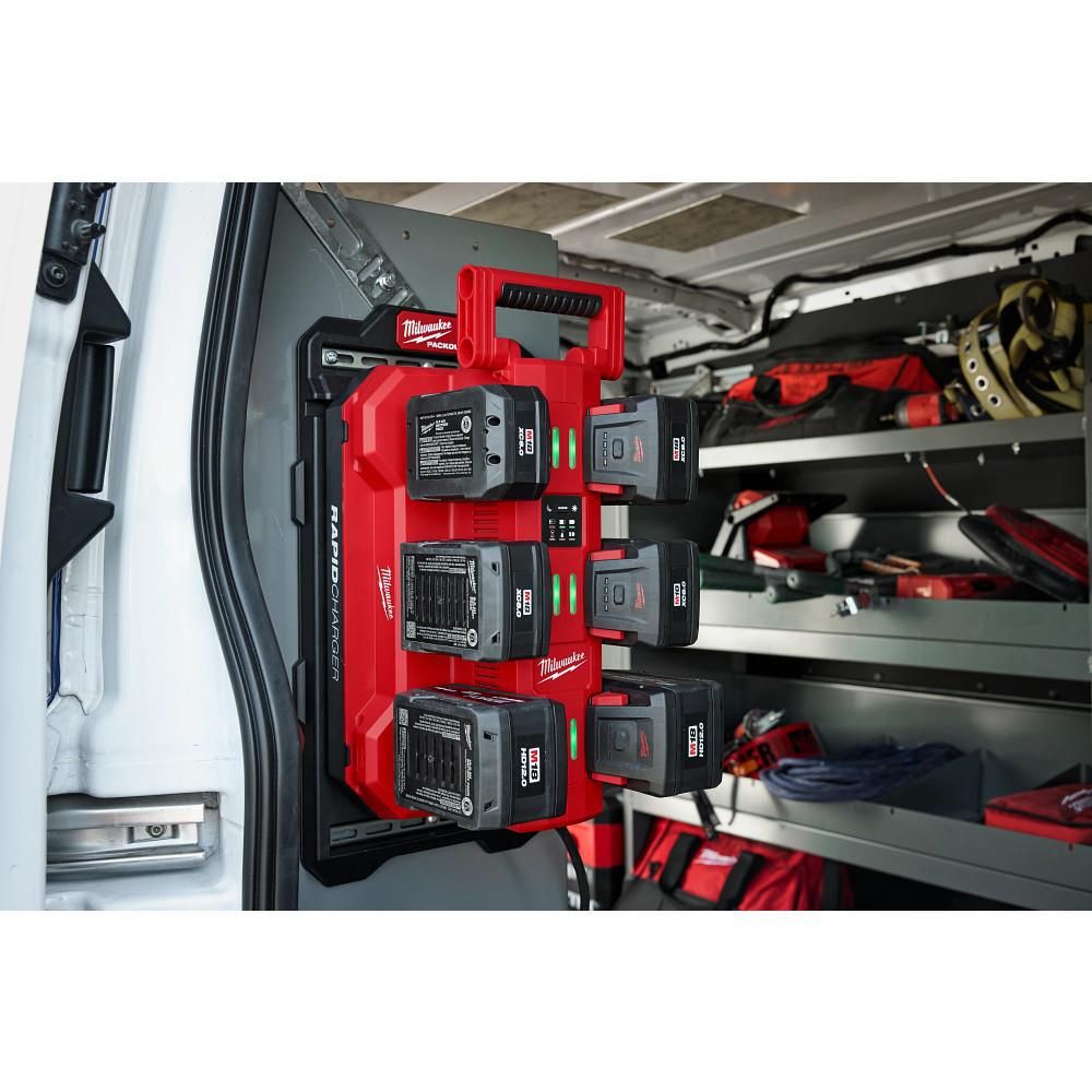 Milwaukee M18 Six Bay Daisy Chain Rapid Charger, large image number 8