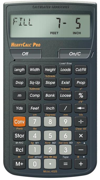 Calculated Industries Heavy Construction Math Calculator, large image number 8