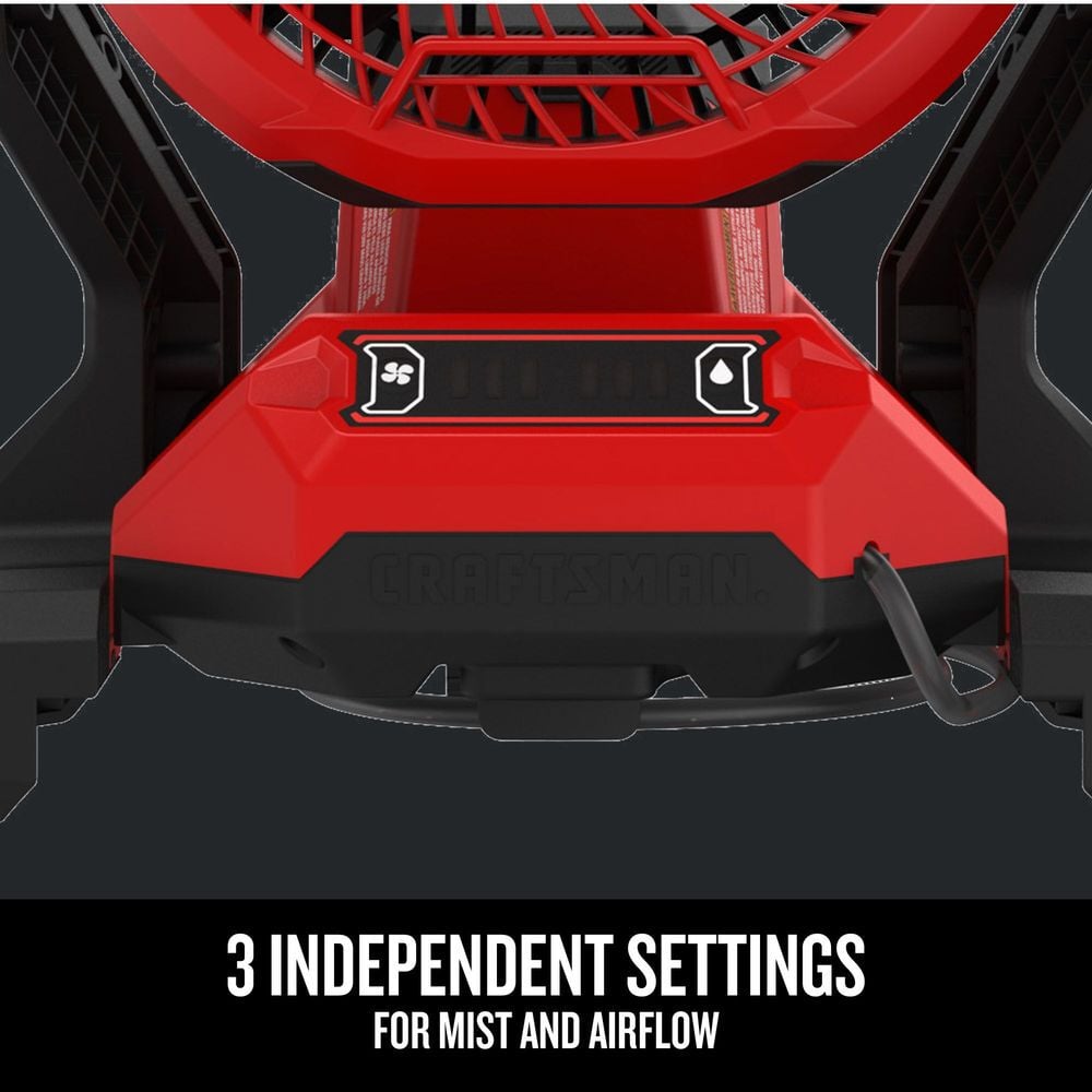 CRAFTSMAN V20 Cordless Misting Fan (Bare Tool), large image number 2