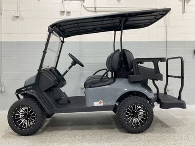 E-Z-GO Express S4 Elite 4 Passenger Battery Golf Cart Slate Gray