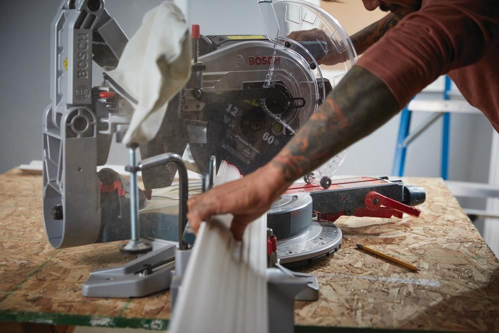 Bosch 18V PROFACTOR Surgeon 12in Glide Miter Saw (Bare Tool), large image number 13