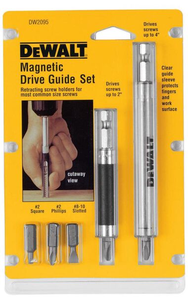 DEWALT 7 Piece Magnetic Drive Guide Set, large image number 0