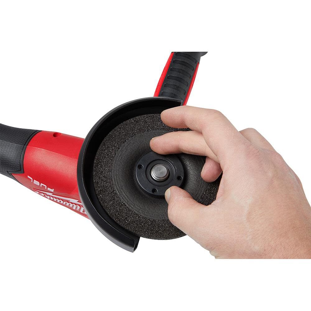Milwaukee M18 FUEL 4 1/2inch / 5inch Braking Grinder Slide Switch Lock On Variable Speed Reconditioned (Bare Tool), large image number 14
