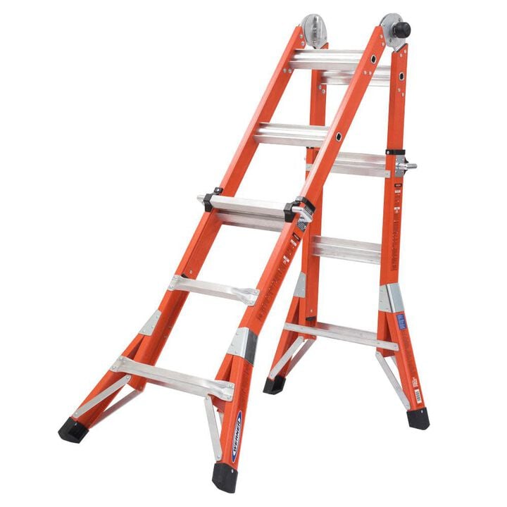 Werner 13' Fiberglass Multi-Ladder 300lb rated, large image number 6