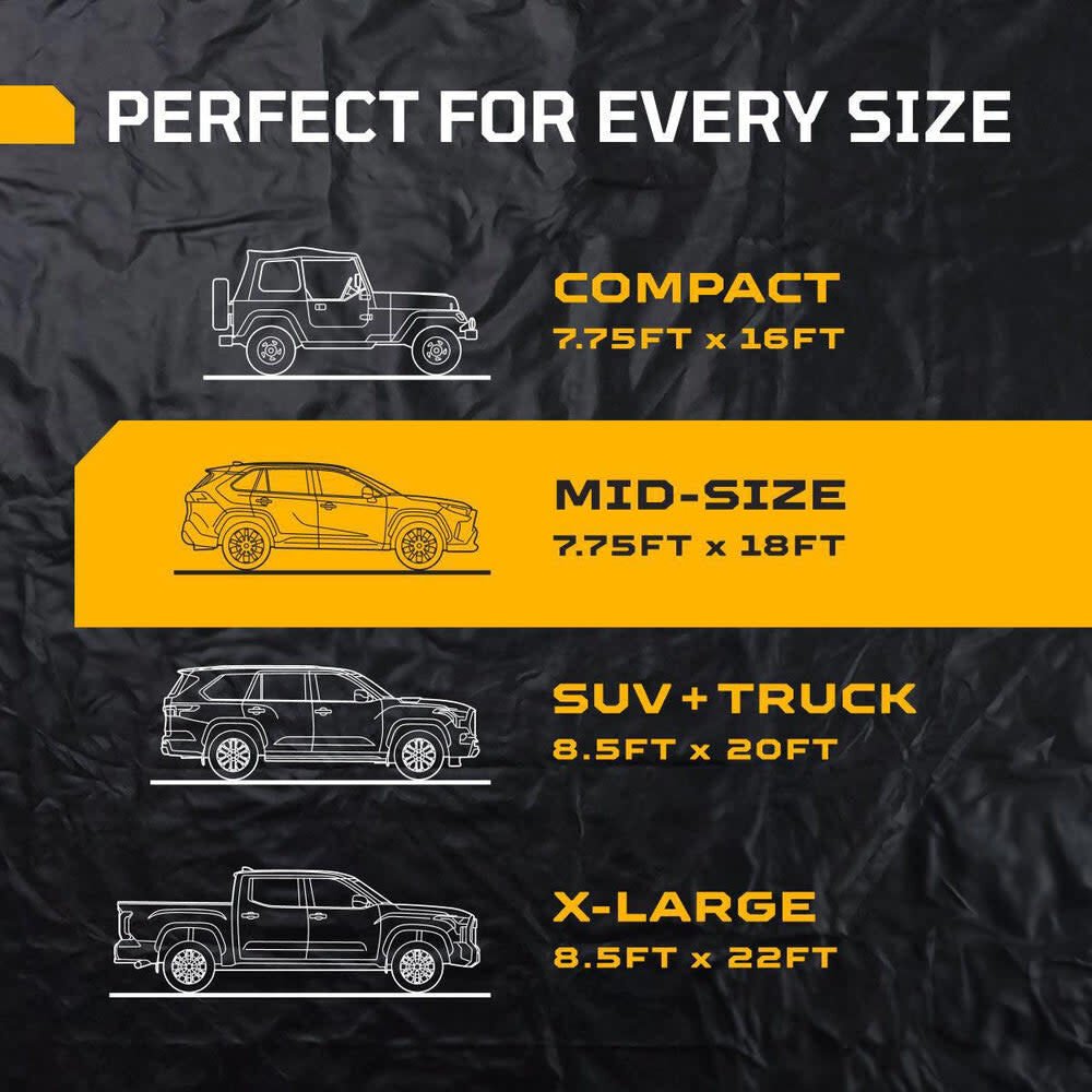 Auto Floor Guard 7 Ft 9 Inch x 18 Ft PVC Garage Containment Mat Black, large image number 7