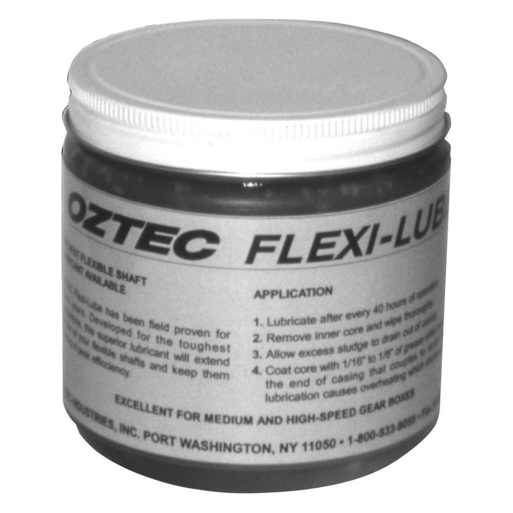 Oztec Industries 1 Lbs Jar Flexi-Lube Concrete Vibrator Flexible Shaft Lubricant, large image number 2